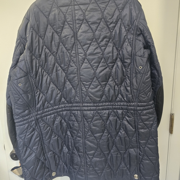 Burberry Mens Unisex 4 Pocket Navy Quilted Puffer Jacket XL-Orginal Dustbag MINT - Picture 11 of 16
